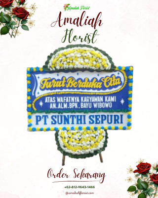 Papan Bunga Duka di Huangobotu