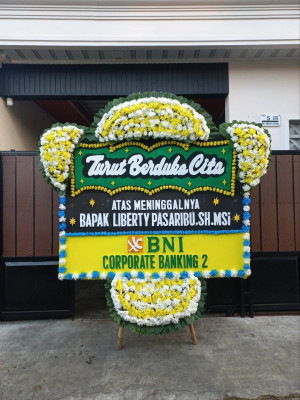 Papan Bunga Duka di Huangobotu