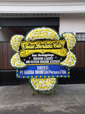 Papan Bunga Duka di Huangobotu